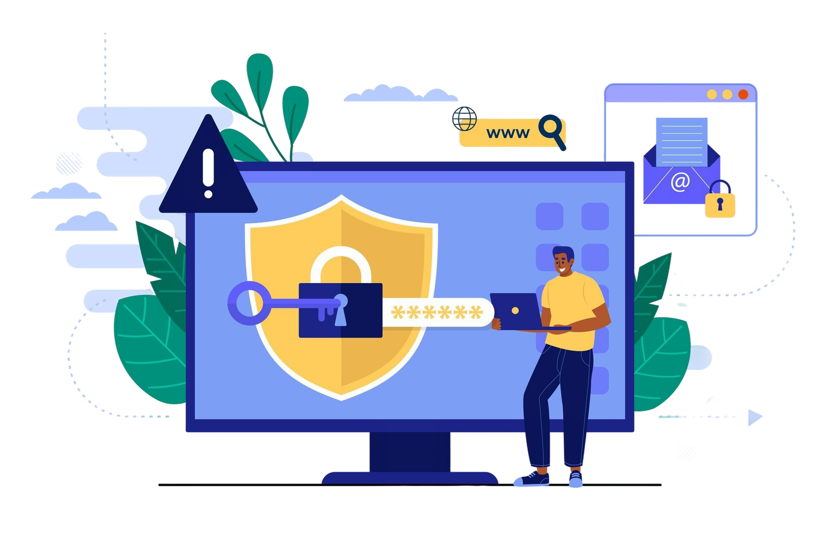 SkillGini trainer login illustration